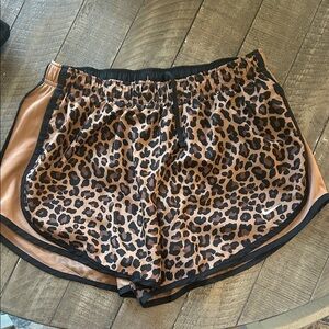 Nike Leopard Print Athletic Shorts